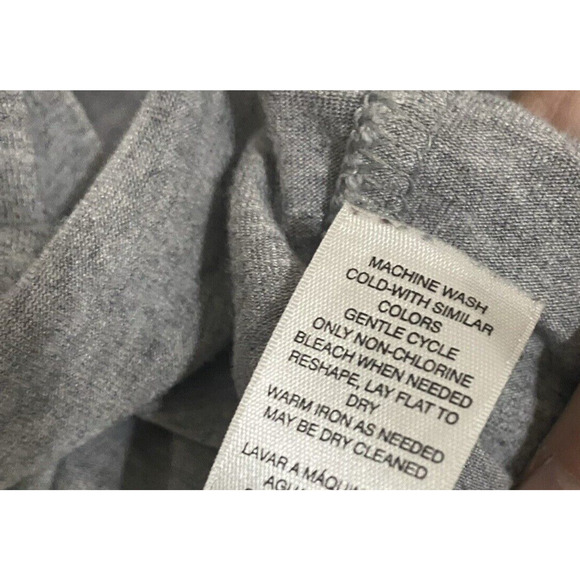 Chicos Zenergy Raquel Surplice Wrap Top Womens Sz 2 US L Gray Stretch Athleisure - Picture 6 of 7